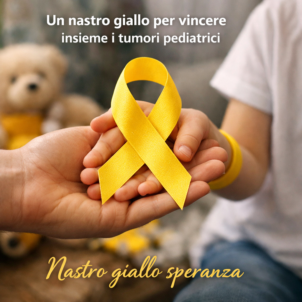 Un nastro giallo per vincere insieme i tumori pediatrici